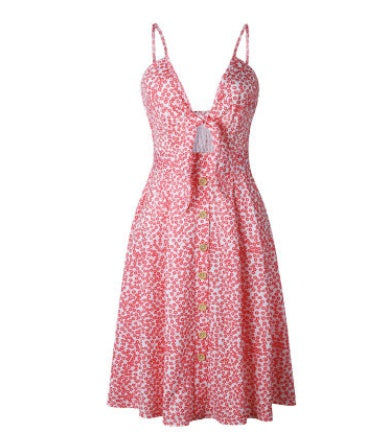 Sexy Midi Dress – Rückenfreies Trägerkleid