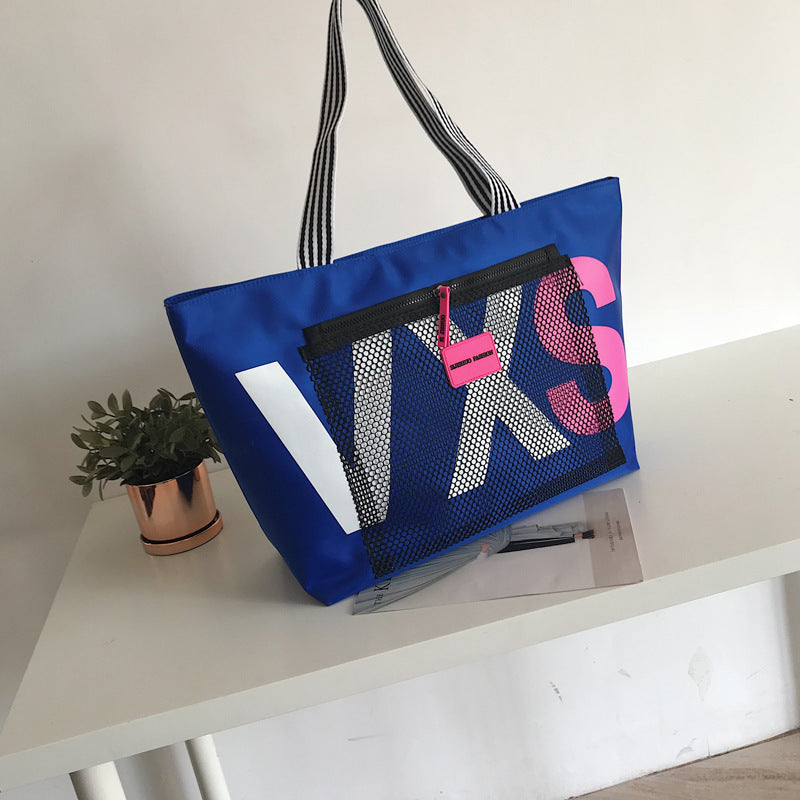 Letter Tote Bag – Große Strandtasche Wasserdicht