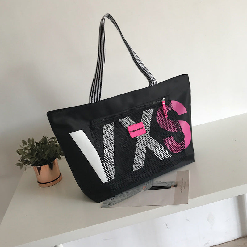 Letter Tote Bag – Große Strandtasche Wasserdicht