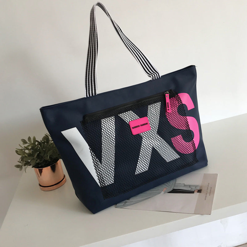 Letter Tote Bag – Große Strandtasche Wasserdicht